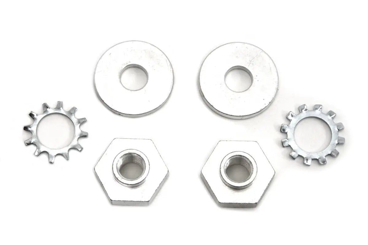 Colony Cadmium Spotlamp Fork Bracket Bolt and Nut Kit for Harley Davidson EL (1938-1947) by Colony