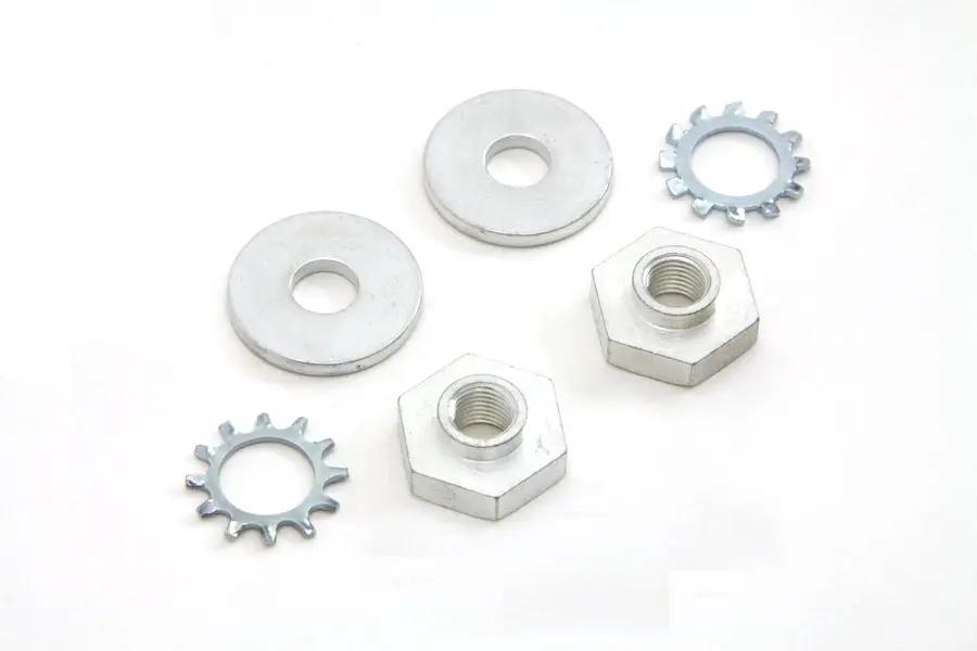 Colony Cadmium Spotlamp Fork Bracket Bolt and Nut Kit for Harley Davidson EL (1938-1947) by Colony