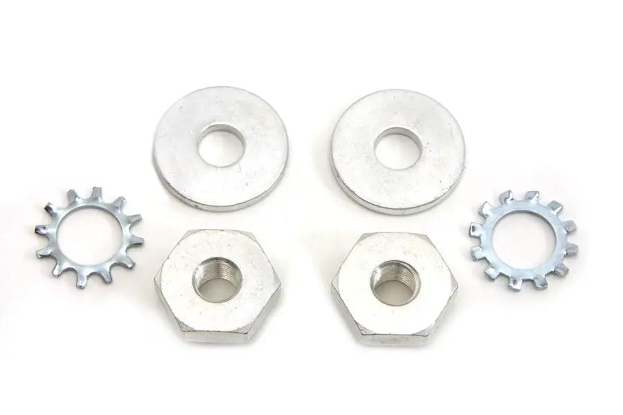 Colony Cadmium Spotlamp Fork Bracket Bolt and Nut Kit for Harley Davidson EL (1938-1947) by Colony