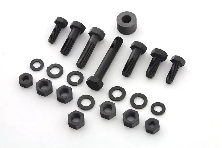 Colony Exhaust System Mounting Bolt Kit Parkerized for Harley Davidson EL Models by Colony
