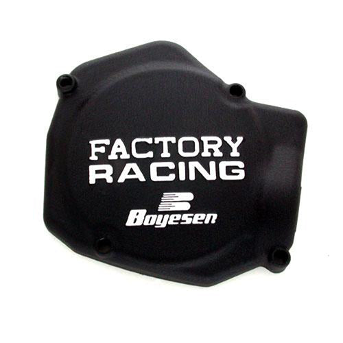 Boyesen SC-01AB Ignition Cover in Black for Enhanced Engine Protection