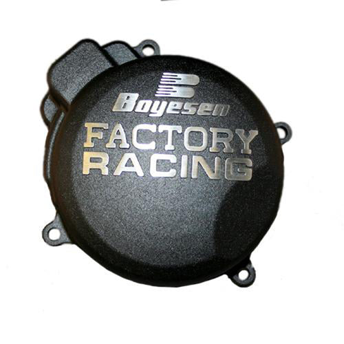 Boyesen SC-42B Ignition Covers - Black for Enhanced Engine Protection