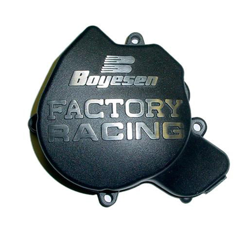 Boyesen SC-44B Ignition Covers - Black for Enhanced Engine Protection