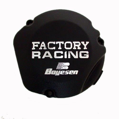Boyesen SC-21B Ignition Cover in Black for Enhanced Engine Protection