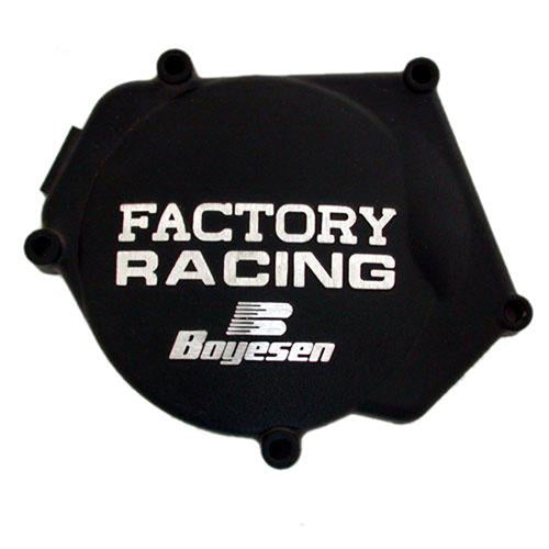 Boyesen SC-32AB Ignition Covers - Black for Enhanced Engine Protection