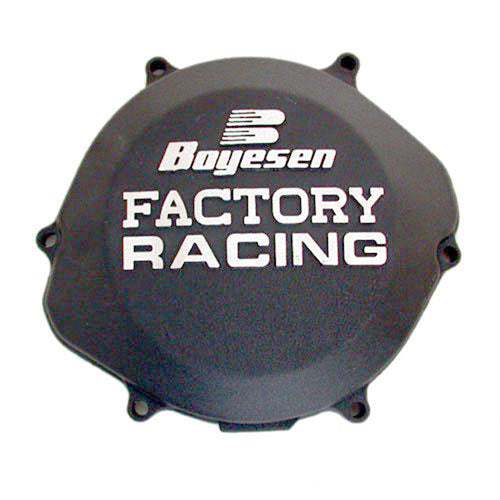 Boyesen CC-02AB Black Clutch Cover for Enhanced Performance and Durability
