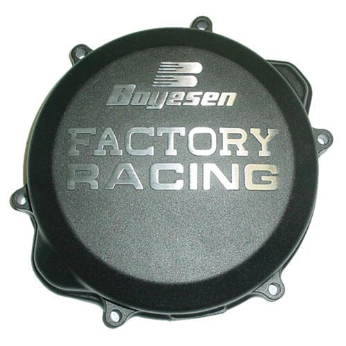 Boyesen CC-06XB Clutch Cover in Black for Enhanced Engine Protection