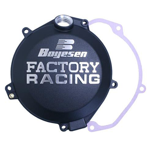 BOYESEN CC-44CB Clutch Cover in Black for Enhanced Performance