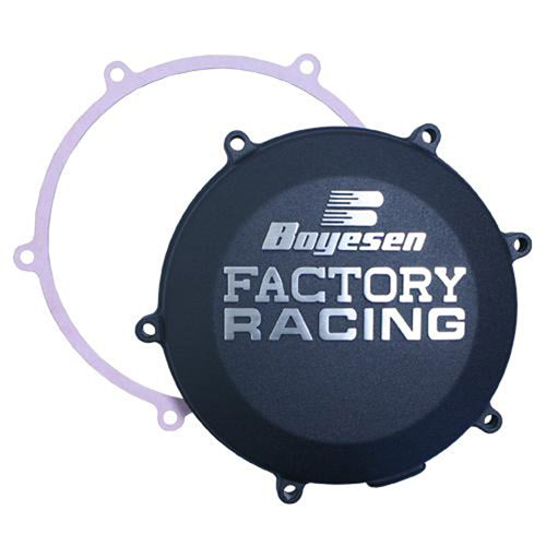 Boyesen CC-18AB Black Clutch Cover for Enhanced Performance and Durability