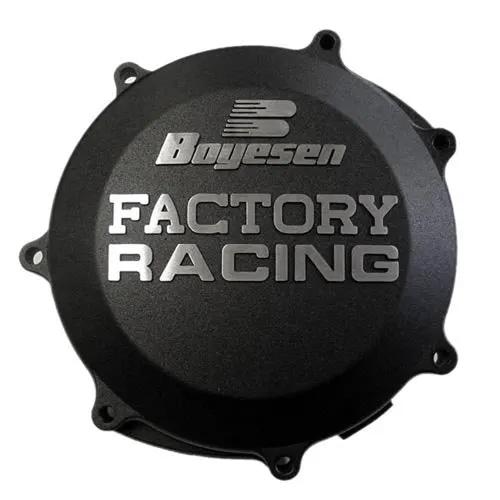Boyesen CC-38B Black Clutch Cover for Enhanced Motorcycle Performance by BOYESEN