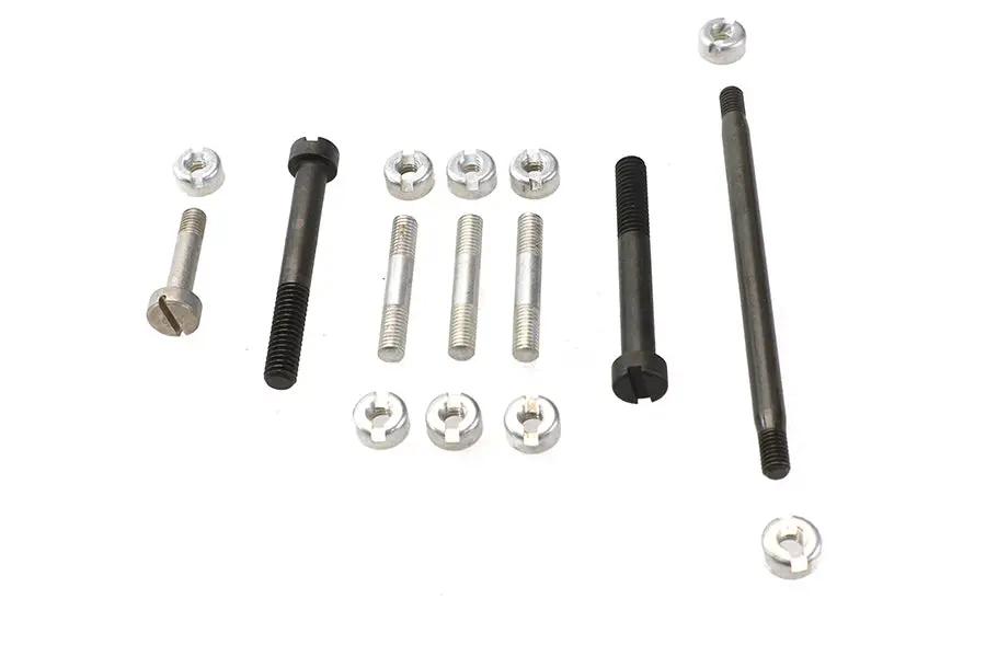 Colony Engine Case Bolt Kit for Harley Davidson Side Valve Models - Parkerized and Cadmium Finish by Colony