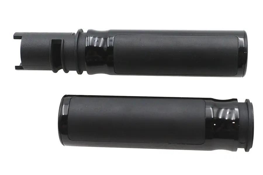 V-Twin Bronx Throttle By Wire Grip Set in Black for Harley Davidson FLTRXSE and FLHXSE by V-Twin
