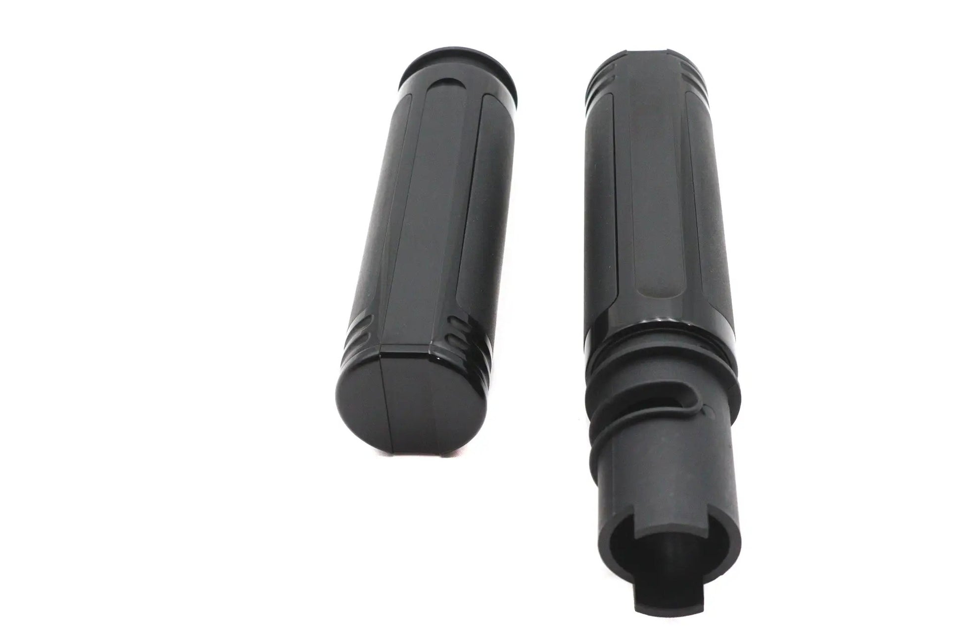 V-Twin M8 Empire Style Grip Set Black - 1.6 Inch Diameter, Set of 2 by V-Twin