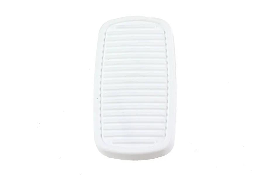 V-Twin White Rubber Brake Pedal for Harley Davidson FLT Models by V-Twin