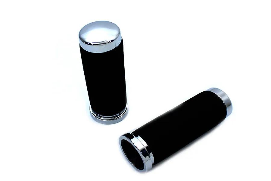 Wyatt Gatling Foam Style Grip Set with Smooth End Caps for Harley Davidson Motorcycles by Wyatt Gatling