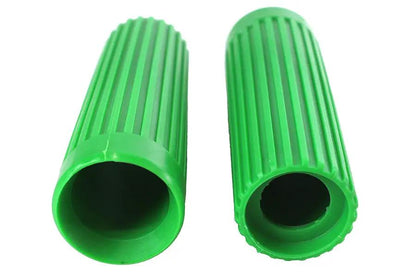 V-Twin Replica Rib Style Green Grip Set for Harley Davidson FX Models by V-Twin