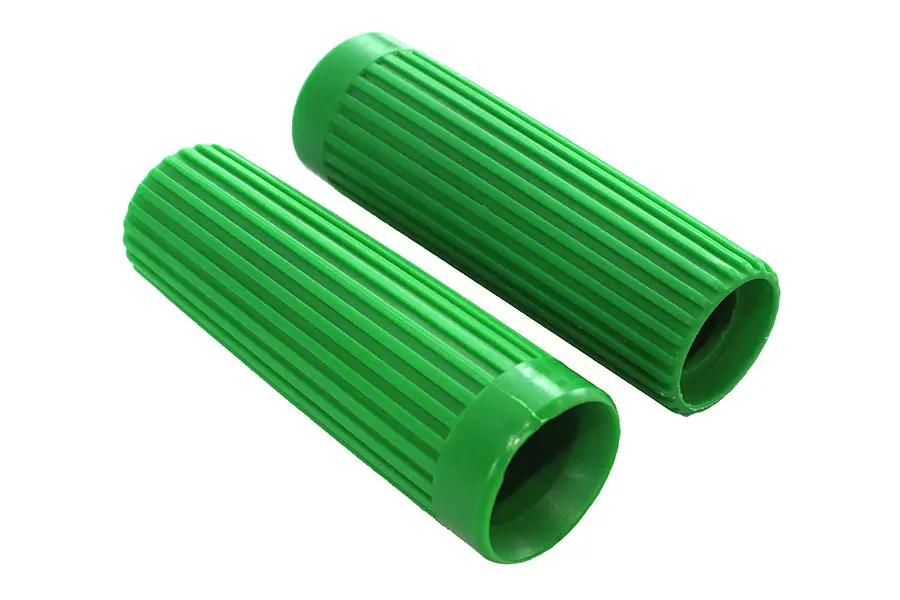 V-Twin Replica Rib Style Green Grip Set for Harley Davidson FX Models by V-Twin