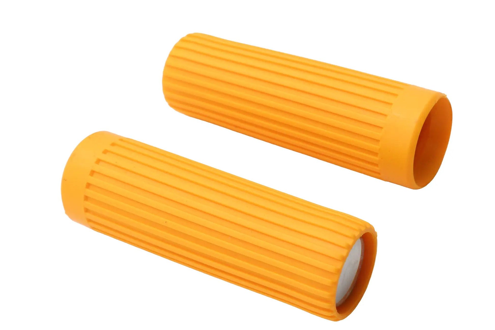 V-Twin Original Rib Style Yellow Grip Set for Harley Davidson FL (1962-1971) by V-Twin