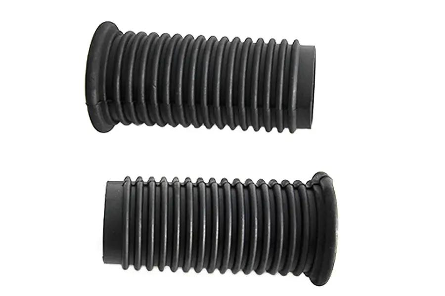 V-Twin Driver Footpeg Rubber Black Set for Harley Davidson XL Models (Part #70203) by V-Twin