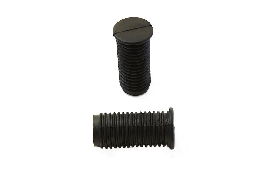V-Twin Driver Footpeg Rubber Black Set for Harley Davidson XL Models (Part #70203) by V-Twin