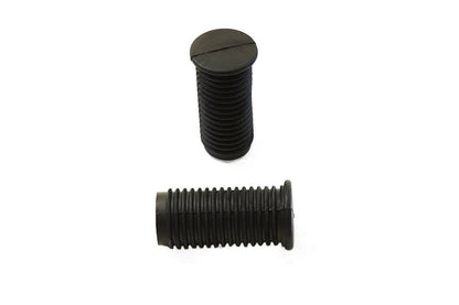 V-Twin Driver Footpeg Rubber Black Set for Harley Davidson XL Models (Part #70203) by V-Twin