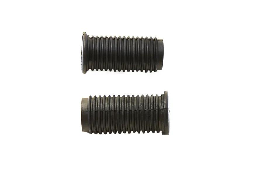 V-Twin Driver Footpeg Rubber Black Set for Harley Davidson XL Models (Part #70203) by V-Twin