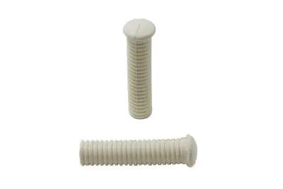 Wyatt Gatling 07-0308RW White Footpeg for Kick Starter or Passenger - Fits 1971-1980 Harley Davidson FX Models by Wyatt Gatling
