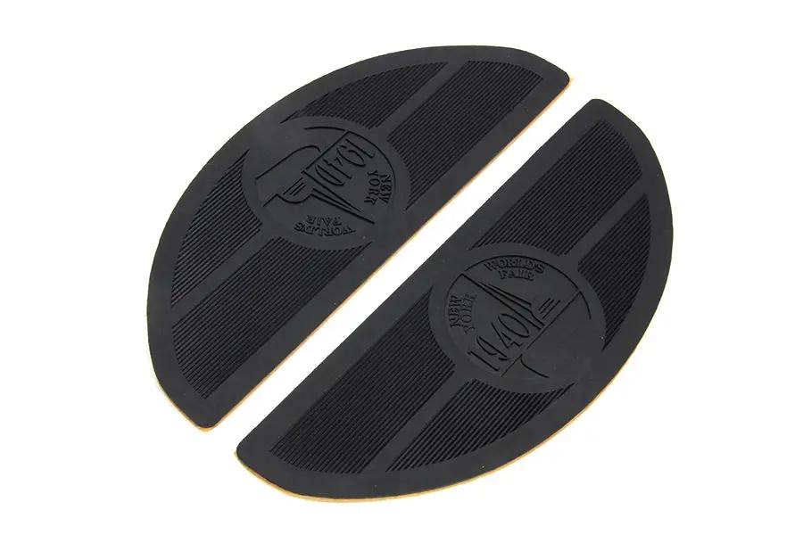 V-Twin World's Fair Footboard Rubber Set for Harley Davidson FL Models by V-Twin