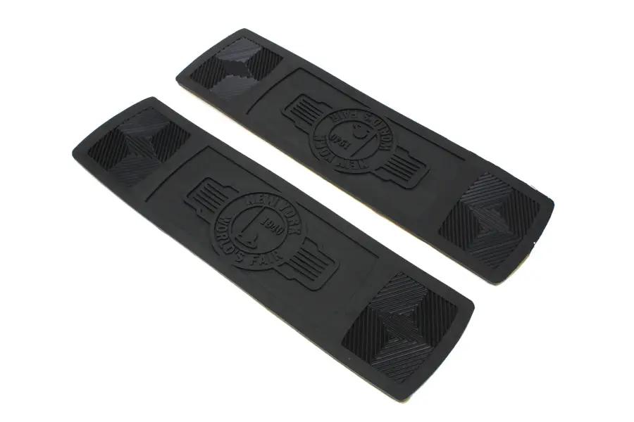V-Twin World's Fair Rectangular Footboard Rubber Set for Harley Davidson J Models by V-Twin