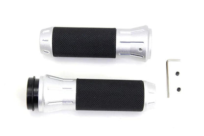 Wyatt Gatling Shot Peened Throttle By Wire Grip Set for Harley Davidson FLT Models by Wyatt Gatling