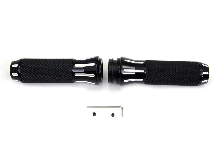 Wyatt Gatling Clear Cut Throttle By Wire Grip Set for Harley Davidson Touring and Softail Models by Wyatt Gatling