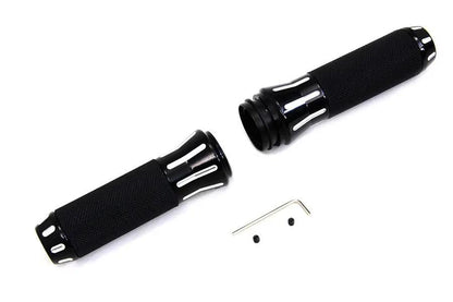 Wyatt Gatling Clear Cut Throttle By Wire Grip Set for Harley Davidson Touring and Softail Models by Wyatt Gatling