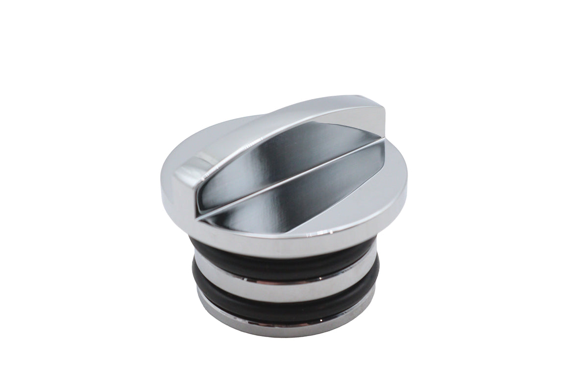 Retro Blade Oil Tank Plug Chrome