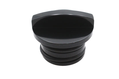 V-Twin Retro Blade Oil Tank Plug Black 64215B
