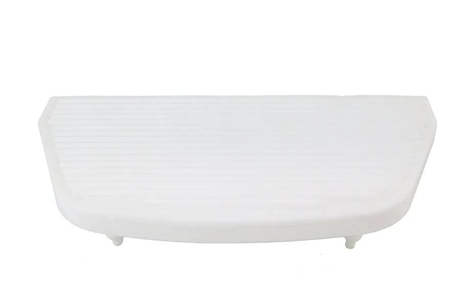 V-Twin 74533AW White Rear Passenger Footboard for Harley Davidson FLT Models by V-Twin