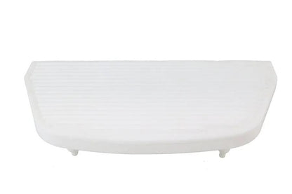 V-Twin 74533AW White Rear Passenger Footboard for Harley Davidson FLT Models by V-Twin