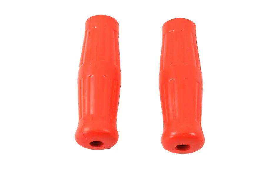 V-Twin Orange Grip Set 1909 Style for Harley Davidson Motorcycles by V-Twin