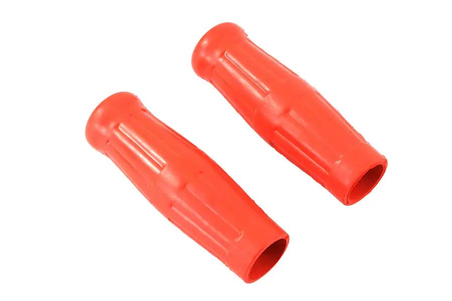 V-Twin Orange Grip Set 1909 Style for Harley Davidson Motorcycles by V-Twin