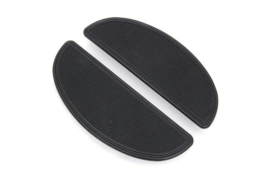 V-Twin Driver Upper Footboard Plate Set in Black – Durable Motorcycle Footboard Accessory by V-Twin