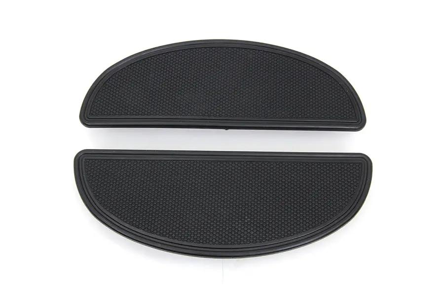 V-Twin Driver Upper Footboard Plate Set in Black – Durable Motorcycle Footboard Accessory by V-Twin