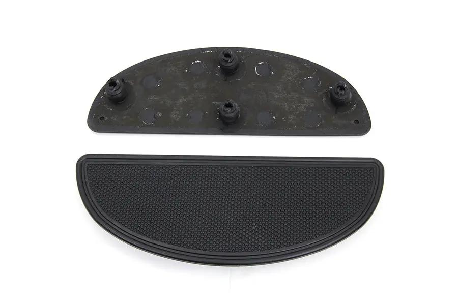 V-Twin Driver Upper Footboard Plate Set in Black – Durable Motorcycle Footboard Accessory by V-Twin
