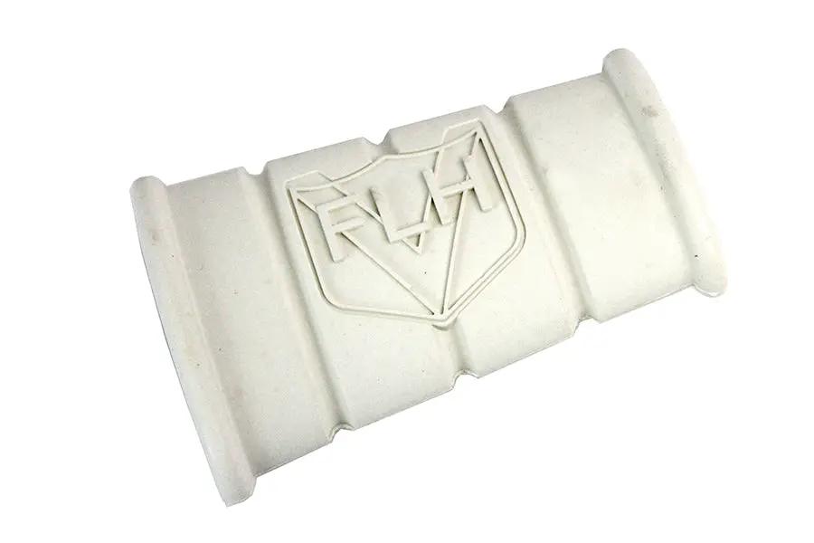 V-Twin White Rubber Kick Starter Pedal with FLH Logo for Harley Davidson WL Models by V-Twin
