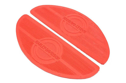 V-Twin Red Oval Footboard Rubber Set for Harley Davidson FLH (1940-1949) by V-Twin