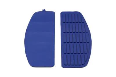 V-Twin Footboard Blue Mat Set for Harley Davidson FL Models (1966-1975) by V-Twin