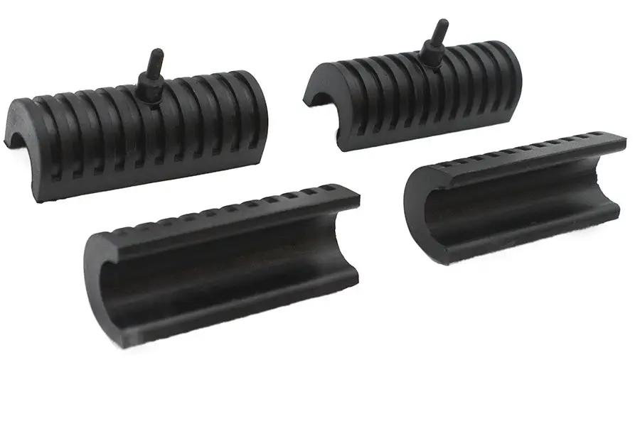 V-Twin Saddlebag Lower Rubber Bumper Set for Harley Davidson FLT Models by V-Twin