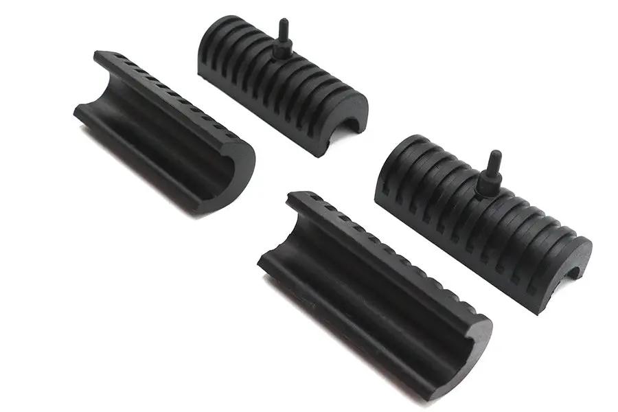V-Twin Saddlebag Lower Rubber Bumper Set for Harley Davidson FLT Models by V-Twin