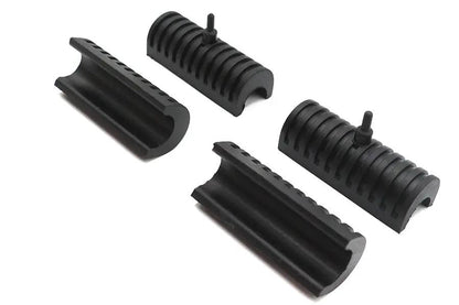 V-Twin Saddlebag Lower Rubber Bumper Set for Harley Davidson FLT Models by V-Twin