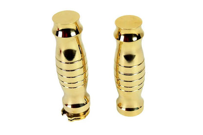 Wyatt Gatling Profile Barrel Grip Set Brass for Harley Davidson FLT (1984-1993) by Wyatt Gatling