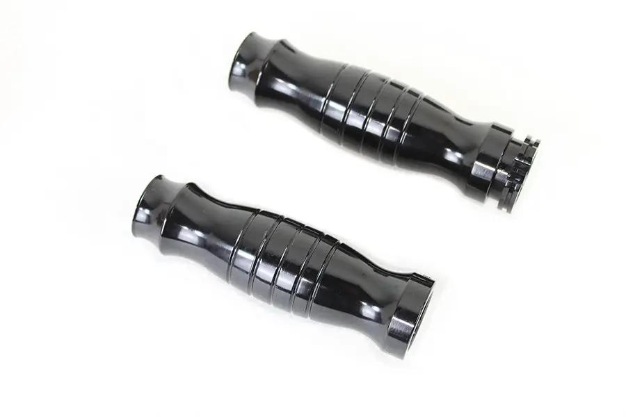 Wyatt Gatling Profile Barrel Grip Set with Grooves for Harley Davidson FLT Models by Wyatt Gatling