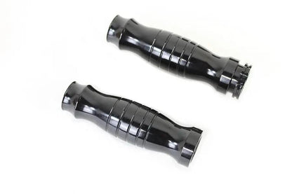 Wyatt Gatling Profile Barrel Grip Set with Grooves for Harley Davidson FLT Models by Wyatt Gatling